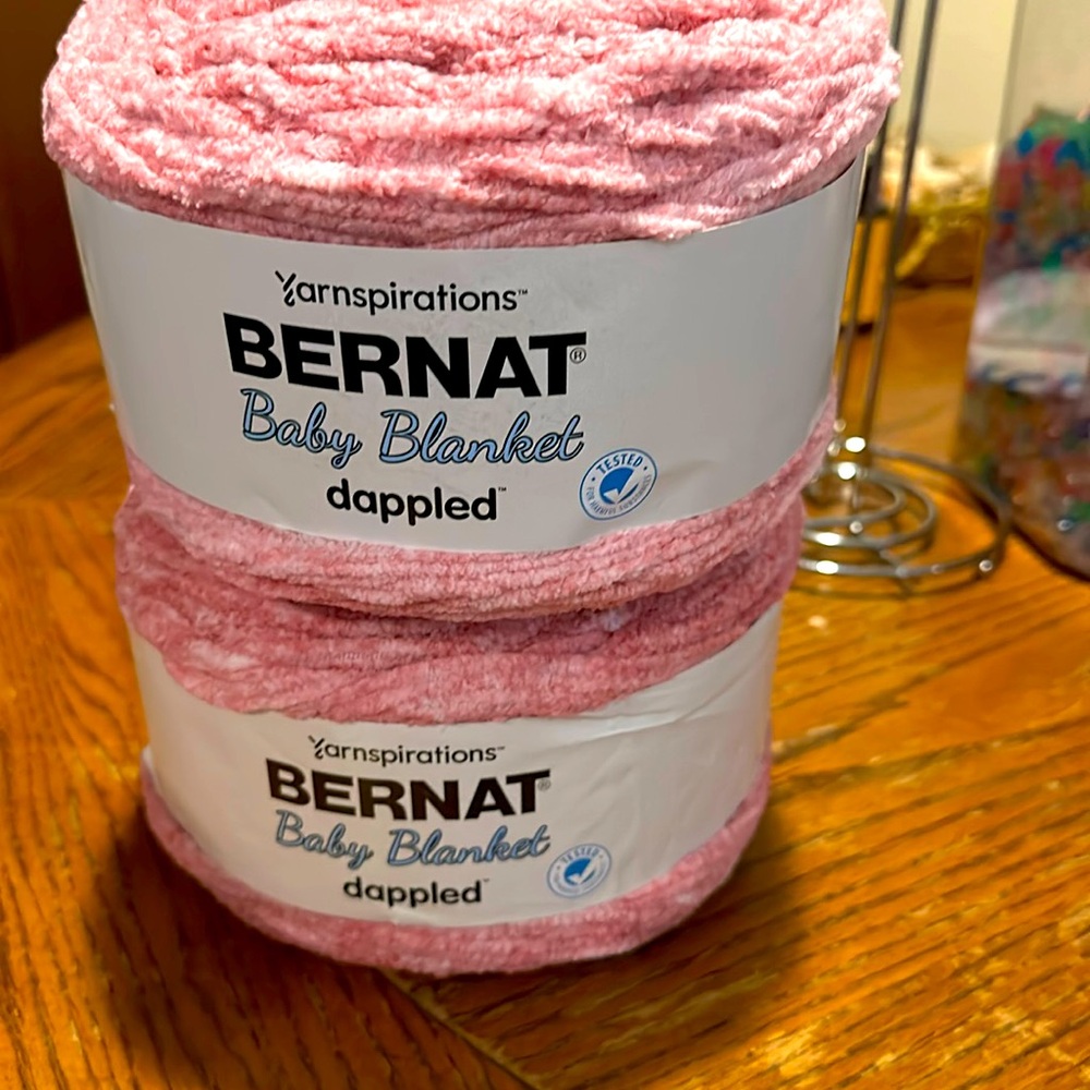 Bernat baby blanket yarn you get both for the price